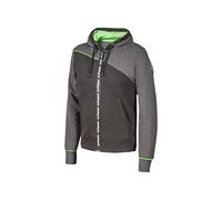 U-Power EY212AG Linea Enjoy Modelo JUPITER Sudadera con Cremallera Completa, 70% Algodón/30% Poliéster, Asphalt Grey, 4XL Tamaño