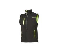 U-POWER | Gilet da Lavoro Uomo con Zip UNIVERSE, in Softshell, Impermeabile, Traspirante e Antivento, 96% poliestere 4% spandex