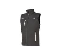 U-POWER | Gilet da Lavoro Uomo con Zip UNIVERSE, in Softshell, Impermeabile, Traspirante e Antivento, 96% poliestere 4% spandex