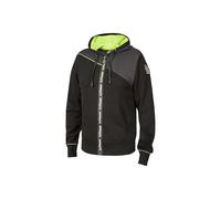 U-Power Sudadera Jupiter con capucha, forro polar y sintético, cremallera completa Black Carbon XL