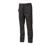 U-Power Men's Work Trouser, Elastic Waist Cargo Pant, with Knee Pad Pockets, Multi_Pocket, Comfortable Fabric, Heavy Duty Durable Outer Wear - Grey Meteorite 48
