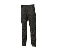 U Power Pantalone Da Lavoro Belgrado Black Carbon - Pantalones de utilidades de Trabajo Hombre