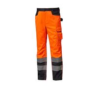 U-POWER | Pantalone da Lavoro LIGHT, numerose tasche portaoggetti, cavallo rinforzato,si abbina alla giacca Glare e al gilet Smarti, Classe 2, 60% Cotone 40% Poliestere
