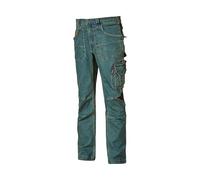 U-Power Pantalón de trabajo TRAFFIC - bolsillo para rodilleras, multibolsillos, cintura velcro