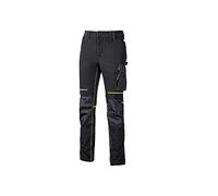 U-Power Pantalones de trabajo ATOM para hombre hidrófugo rodilleras transpirable 90% nylon 10% spandex