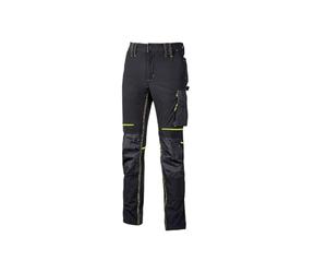 U-POWER | Pantaloni da Lavoro Uomo ATOM, Idrorepellenti, Protezione Ginocchia, Alta Traspirabilità, 90% nylon 10% spandex