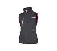 U-Power PE181GF Linea Lady Modelo Saturn Lady Chaleco de Tela 4 Way Stretch, 90% Nylon/10% Spandex, Grey Fucsia, L Tamaño