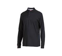 U-Power Polo de trabajo Slim LIVE mangas largas azul oscuro L