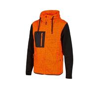 U-Power Sudadera cremallera Rainbow bolsillos grandes forro polar capucha ajustable Naranja flúor L