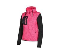 U-Power Sudadera Rainbow EY174bf mujer con cremallera, forro polar, bolsillos grandes negro/fucsia L
