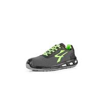 U-Power Red Lion Strong, zapatos de seguridad unisex, ligeros, flexibles, de cuero antipinchazos, con inserto Infinergy, con puntera de aluminio - Green Vert 41