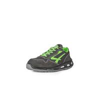 U-Power Zapatos de seguridad Red Lion Yoda – ligeros, antipinchazos, puntera aluminio Gris/Verde 38