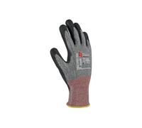 U-Power Salsa Guantes De Trabajo De Seguridad Suporte Nylon HPPE Revestimiento De Espuma De Poliuretano Pantalla Táctil Anti-Corte F Protección Riesgos Mecánicos Gris 7/S