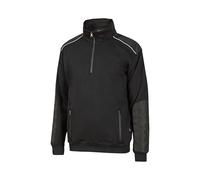 U-Power Sudadera CUSHY con media cremallera Negra 2XL