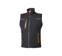 U-Power Universe - Chaleco Softshell, con forro de microfibra, tejido impermeable, cortavientos, transpirable, cremallera completa, multibolsillos