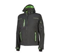 U-Power Pantalón ajustado WORLD, con bolsillos, elástico y transpirable (ASPHALT GREY GREEN 3XL)