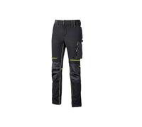 U-Power Pantalones cargo WORLD ajustados - múltiples bolsillos, transpirable (BLACK CARBON_XL)