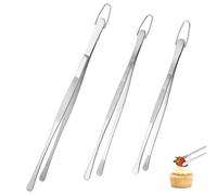 U-Taste Set de Pinza Cocina 30 cm, Acero Inoxidable 18/8, Punta Redondeada