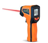 Uadme Termometro Infrarrojos, -58~1112 ℉ (-50 ℃~600 ℃) Pistola de Temperatura Láser Digital Sin Contacto, Emisividad Ajustable, para Cocina Barbacoa Congelador Industrial(Uso no Corporal)