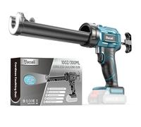 Uaoaii Pistola Silicona Compatible con 18V Makita Batería, Pistola Silicona Bateria de 10 oz/300 ml, Pistola Silicona Electrica Ajuste de 4 Velocidades para llenar y sellar (Sin Batería)