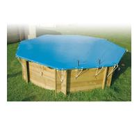 Ubbink Cobertor de invierno y seguridad para piscina de madera Octagonal 360