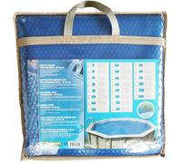 Ubbink Cubierta de burbujas Hexagonal 410 Azul 400 micras para piscinas de madera