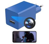 UBieok 1080P Mini Camara Espia Oculta vigilancia WiFi Interior - Blue | HD 1080P,detección de movimiento,solo Wi-Fi 2,4G,seguridad interior,control por app,visión en vivo remota,vigilancia