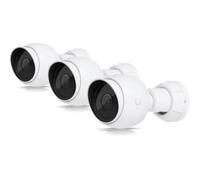 Ubiquiti UVC-G5-Bullet-3 Cámara PoE de próxima generación 2K HD que se puede instalar tanto en interiores como en exteriores, paquete de 3 unidades.