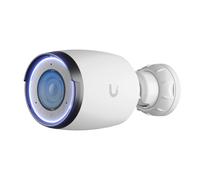 Ubiquiti UVC-AI-Pro-White Cámara industrial 4K con zoom óptico y características de inteligencia artificial, color blanco.