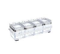 UBOHUZ Contenedor de almacenamiento, estantes especias for cocinas, organizadores for el hogar, conjunto contenedores multifunción, caja soporte for condimentos para Especias