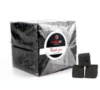 UBOON - BLACKCOCO's 2KG de Carbón Natural para Shisha y Barbacoa - Briquetas de Carbón de Coco Hookah y Barbacoa - Carbón para Shisha y Barbacoa con Largo Tiempo de combustión