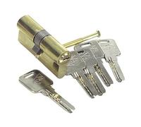 UCEM CILINDRO SEGURIDAD 2000SN 33X33MM LEVA LARGA 5 LLAVES LATON Asegura tus puertas con el cilindro de seguridad Ucem. 5 llaves para una mayor protección.