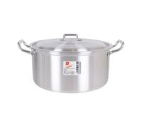 UD - Cacerola de Aluminio con Tapa y Dos Asas - Variedad de Tamaños | Calidad y Precio Increíbles | Cocina Fácil y Duradera