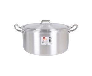 UD - Cacerola de Aluminio con Tapa y Dos Asas - Variedad de Tamaños | Calidad y Precio Increíbles | Cocina Fácil y Duradera