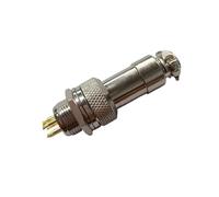 UDHBJEBQ 5/20/100Set GX16 2 3 4 5 6 7 8 9 10 Pin Enchufe Chapado en Oro Macho Hembra 16mm M16 Conector Circular de Panel de Alambre(GX16-6P(Male Female),20 Sets)