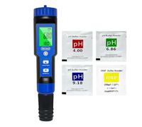 Ueomul PH Metro 7-en-1, Probador PH TDS EC SALT ORP S.G Temperatura, Profesional Prueba Calidad Agua de 0.01 pH Alta Precisión para Piscina, Acuario, Agua Potable, Hidroponía