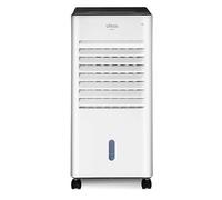 Ufesa CL6040 Climatizador Evaporativo, 65W, Función Fría, Ionizado y Ventilador, 3 Velocidades, 3 Modos, Panel Táctil, Depósito de 5L, Temporizador 12h, Filtro Lavable, Mando a Distancia