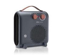 Ufesa Calefactor Crux Dual 2000W - 3 niveles, termostato regulable, uso plano/vertical, gris