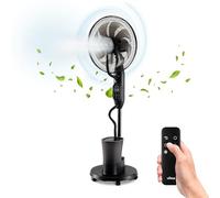 Ufesa Mist Fan VNDC Ventilador Nebulizador, Ultra Silencioso, Mando a Distancia, 3 Modos, Temporizador, 9 Velocidades, 40cm Diámtetro, 8 Aspas, 60W