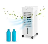 Ufesa Nuuk+ Climatizador Evaporativo, 65W, Función Fría, Ionizado y Ventilador, 3 Velocidades, 3 Modos, Panel Táctil, Depósito de 6L, Temporizador 12h, Filtro Lavable, Mando a Distancia