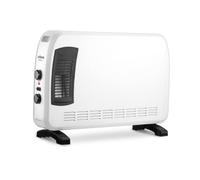 Ufesa Polux Convector Eléctrico desde 750W a 1200W con Función Turbo, 3 Niveles de Potencia y Sistema de Seguridad, Asa de Transporte, Calefactor Bajo Consumo, Blanco