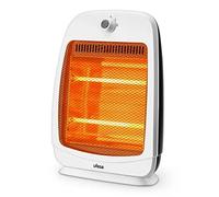Ufesa Calefactor de Cuarzo Rigel 800W – 2 niveles, 2 tubos, silencioso, seguridad, blanco