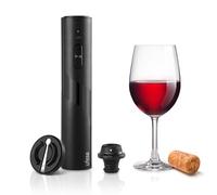 Ufesa Set Sacacorchos Eléctrico 2en1 EasyVac, Abridor Botellas Vino, Tapón de Vacío, Recargable USB C, Abre Botellas en 8 Segundos, Inalámbrico