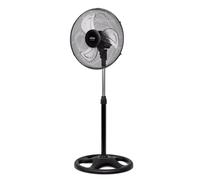 Ventilador de Pie Ufesa Montreal 50W/ 3 velocidades/ altura ajustable/ Negro