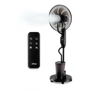 Ufesa - Ventilador de pie nebulizador VNDC con motor DC ultra silencioso, 9 velocidades y 3 modos (normal, natural, noche), depósito 2.4 L, oscilación izquierda/derecha y ajuste de inclinación para us