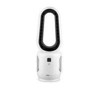 Ufesa - Ventilador de torre sin aspas Nara para escritorio o mesilla, con batería recargable de 2200 mAh y autonomía hasta 2 horas, 3 velocidades, diseño compacto de 39 cm y pantalla LED White