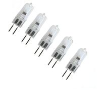 UGEFKMQ Lámpara Halógena Transparente G5.3 Bombillas Halógenas G5.3 De 24 V, 20 W, 50 W, 100 W, Base De 2 Pines, Regulable, Blanco Cálido,35W,5 Piezas