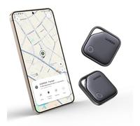 UGREEN FineTrack S Smart Finder Tag Sólo Samsung Localizador Bluetooth con Batería de 18 Meses de Duración Rastreador Compatible con SmartThings para Carteras Llaves Equipaje y Bolsos(2 Piezas)