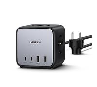 UGREEN Regleta DigiNest Cube – 3 tomas de CA, 65W 2A2C