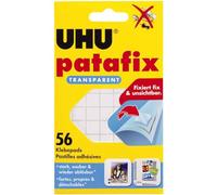 UHU Banda adhesiva Patafix 48815 – doble cara transparente – 56 unidades
